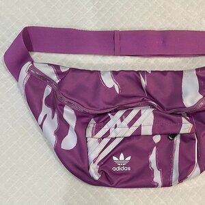 Adidas Purple and White Women's Bag